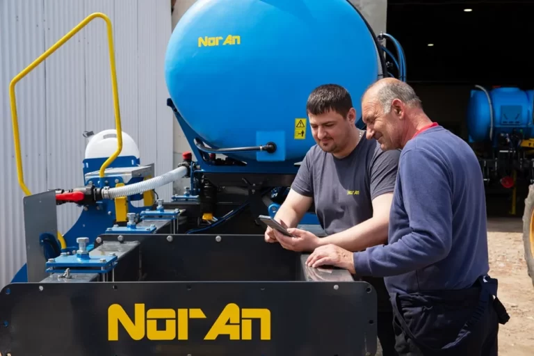 NoranTech mezőgazdasági gép beállítása