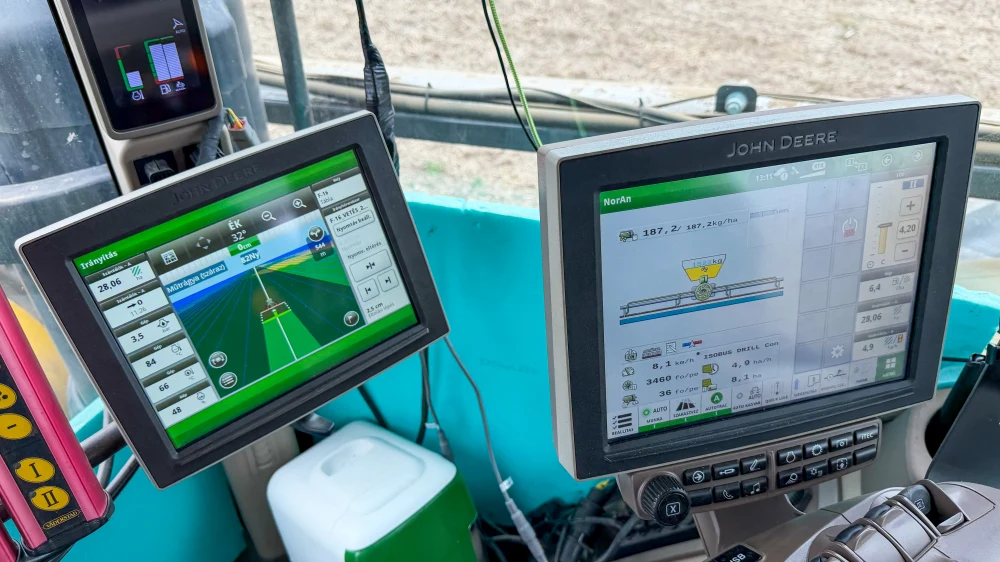 trimble isobus vezérlésű rendszer a precíziós gazdálkodásért